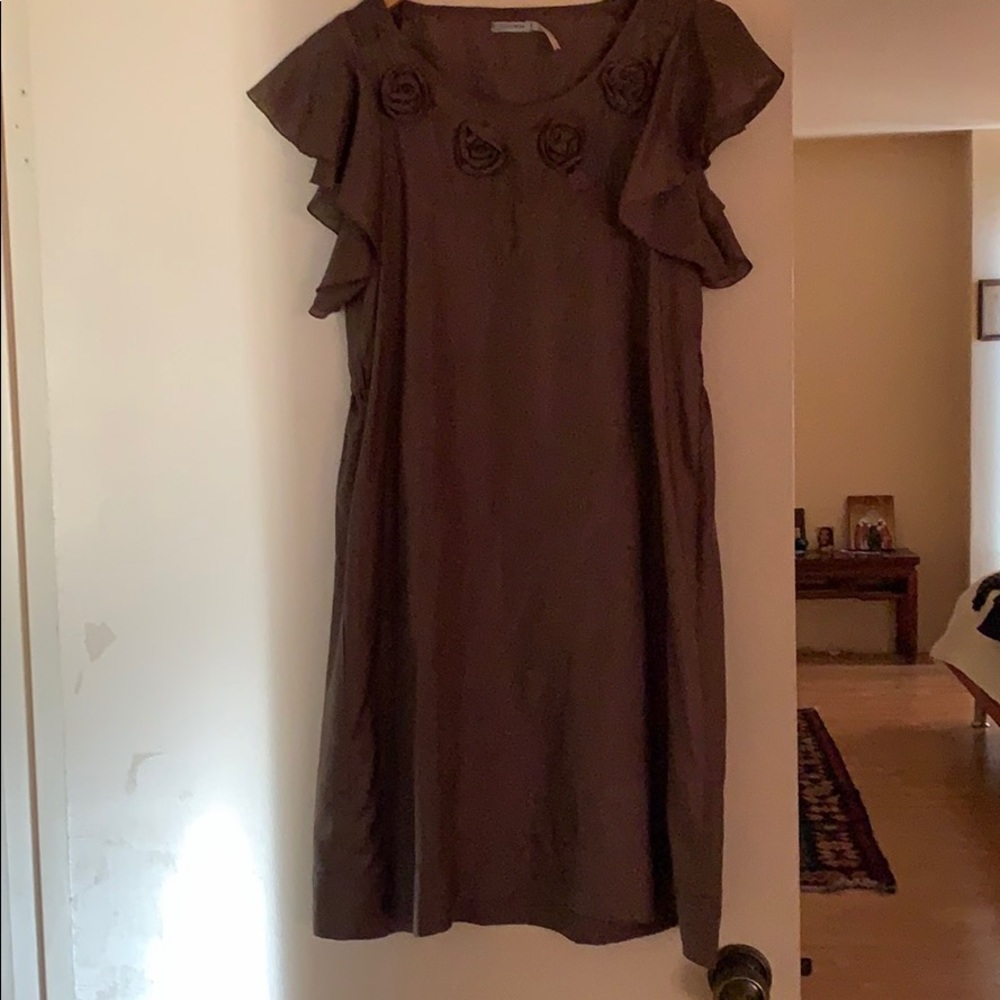 Brand new summer silk dress made in Spain.